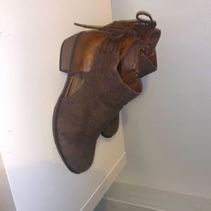 Brown booties